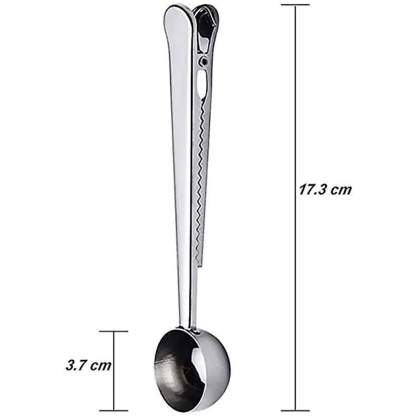 4 Pcs Coffee Scoop Measuring Spoon Stainless Steel 2 In 1