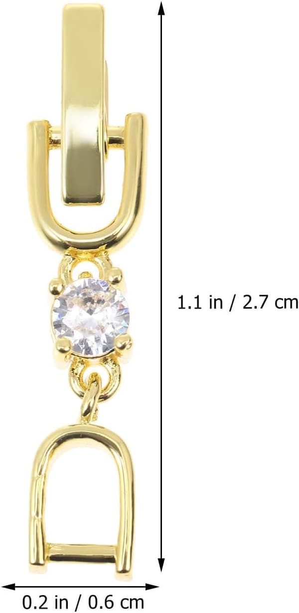 Halskæde Tilbehør Forlængerkæder og Armbåndslåse med 3 cm Længde