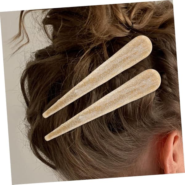 6 stk. Duckbill hårspenner Slanke Barrettes Duckbill-klemmer Hår for jenter Kvinner Utendørs Reise Bærbart tilbehør