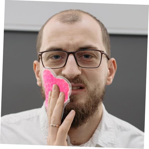 4 stk. tandformede ispose-gelposer til terapi Fleksibel kold kompres til mundpleje