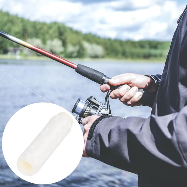 Fiskelina Nylon Elastisk Tråd 3 Rullar Vit Halkfri Robust Slitstark Professionell Fisketråd