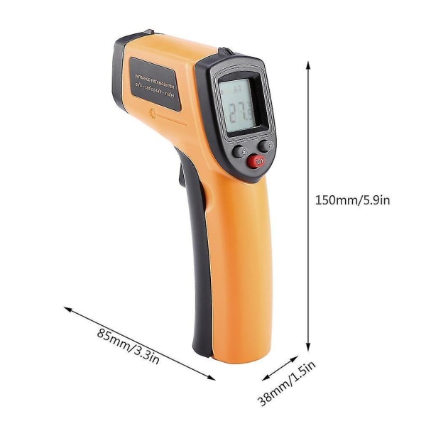 Kosketukseton LCD IR-laserinfrapunalämpömittari