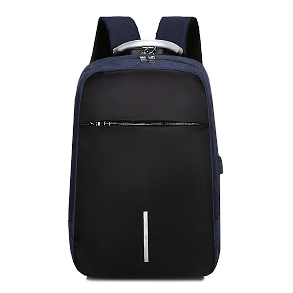 Stor Resväska för Laptop Vattentät College Skolryggsäck Perfekt Present till Pappa Man Pojkvän Blue
