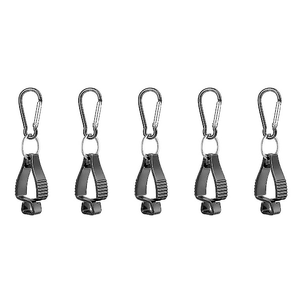 Handskclips Säkerhetsclips, Arbetsbälteclips för Utomhus Svetthandduk Glasögon Hatt Plastfästclips