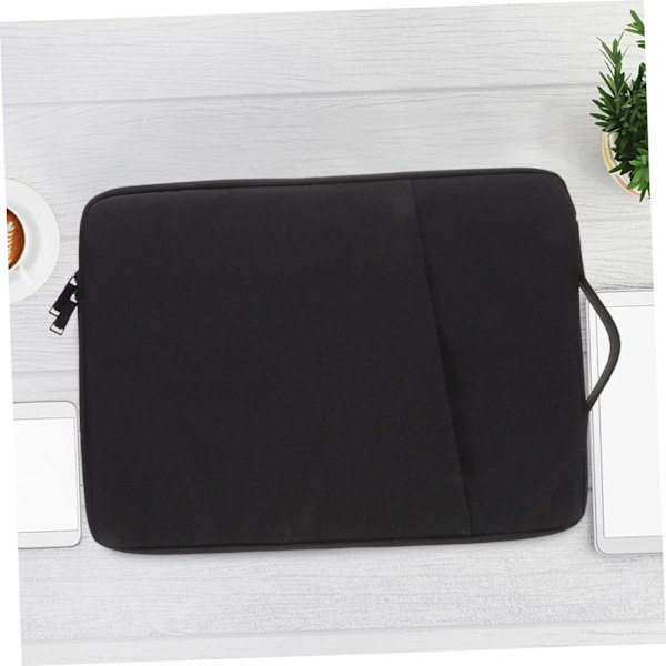 Laptop Taske Polyester Laptop Sleeve Stødsikker Tablet Taske til Studerende og Forretningsfolk