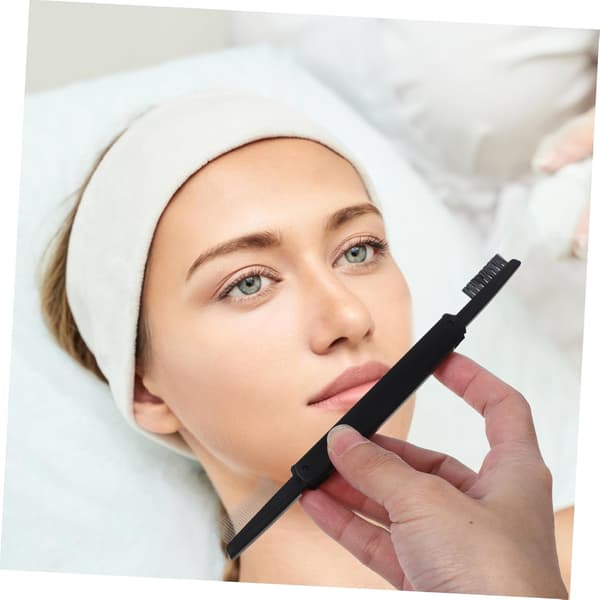 2 stk. øjenvippebørste øjenvippebukker foldbar øjenvippemakeupbørste øjenbrynsplejeværktøj