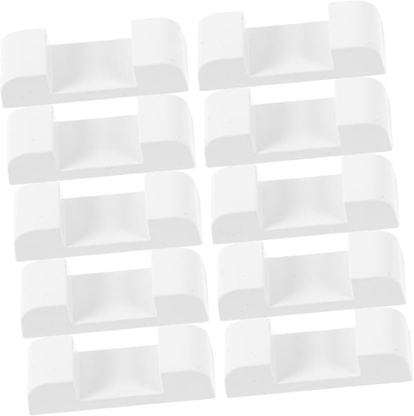 10 st flytande displayboxbaser Lätta plast smyckesställbaser Multifunktionsramdisplay