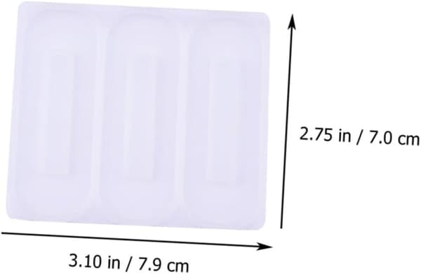30 stk. DIY Hårklemme Silikoneform Sæt 3 Krystal Epoxyforme til Hårnåle Håndværkstilbehør