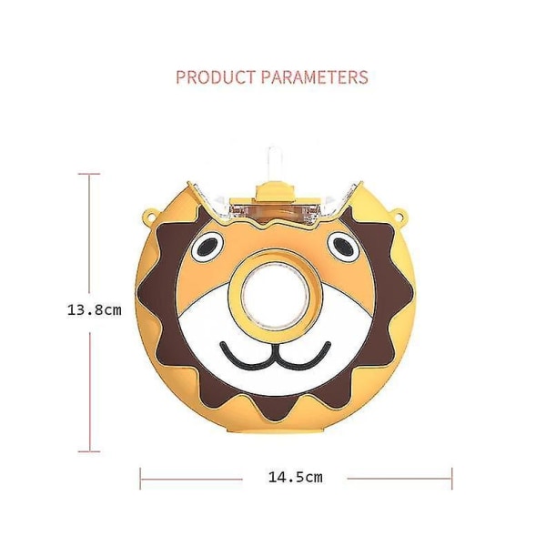 Sööt Cartoon Donuts Vesi Pullo Lapsed Silikoon Roheline