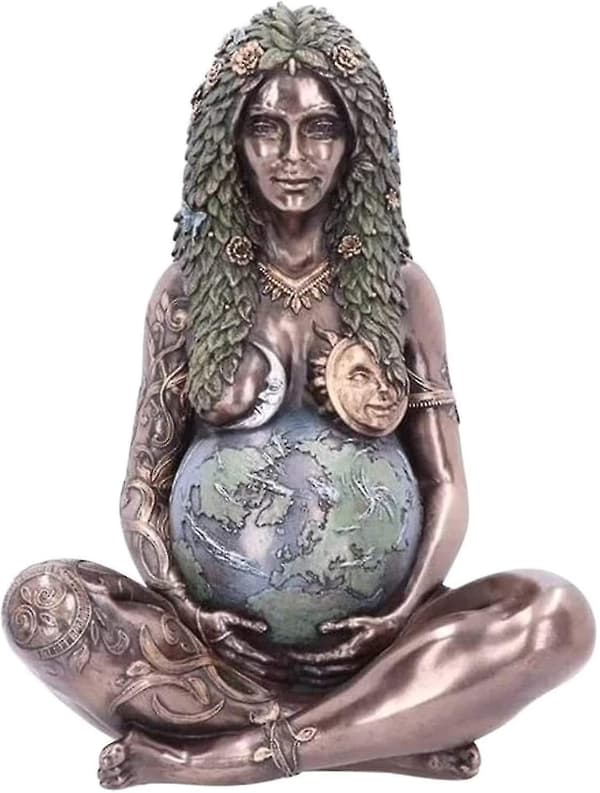 Millennial Gaia Statue Moder Jord Påskepynt
