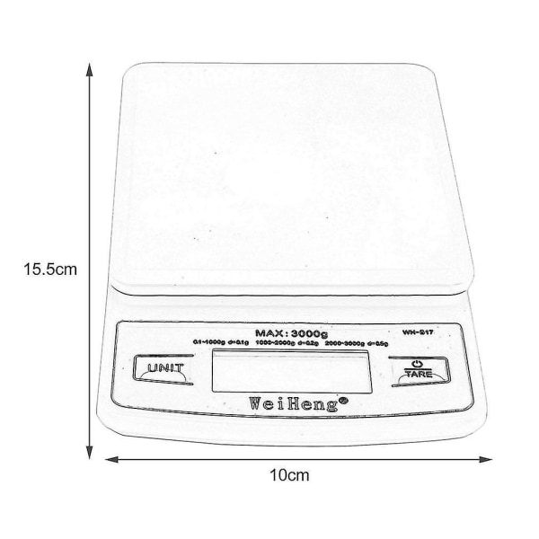 Wh-b17l Digitaalinen Elektroninen Painovaaka