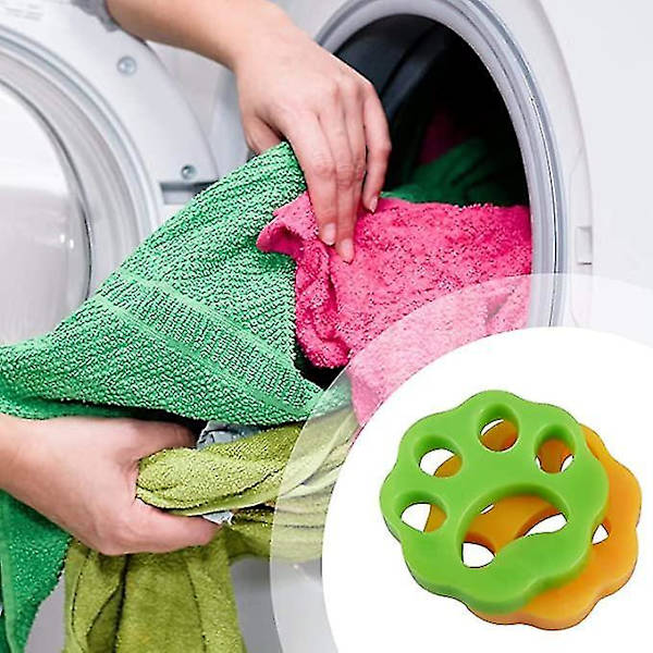 10 Återanvändbara Djurhårsavlägsnare Lint Skärmar Tvättmaskin