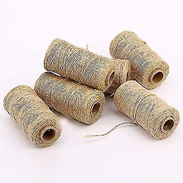 100m rulle 1,5mm Naturjute Rep Hemp Snöre String