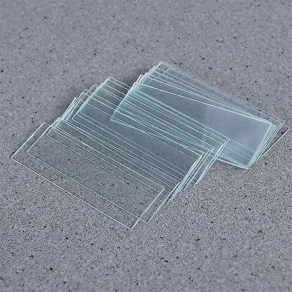 Blanke Mikroskopglasskuler Kvadratiske Dekkglass Gjenbrukbare Lab