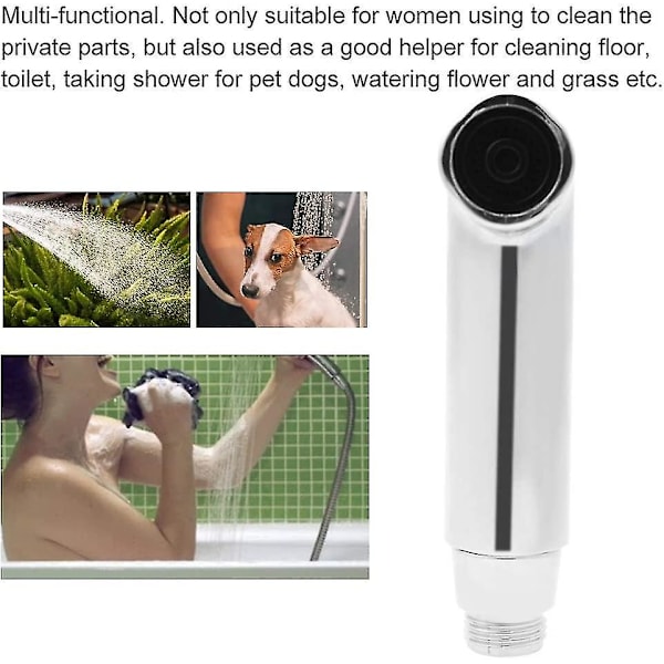 Håndholdt Brusesprøjte, Multifunktionel Abs Badeværelses Håndholdt Toilet Bidet Håndbruser Sprøjte Slange