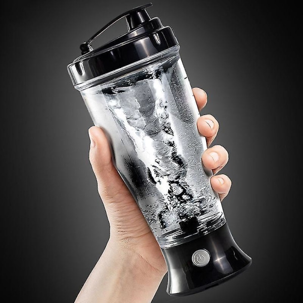 600 ml Shakerflaska Proteinpulver Vatten Gym Träning Elektrisk Automatisk Havregrynkopp Mjölk Bärbar Blandning