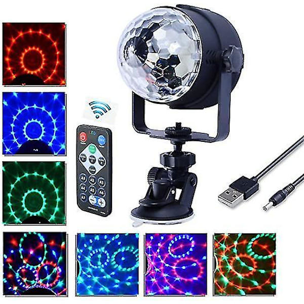 Dj Disco Scene Lys Mini Rom Dekor Ball Lys USB