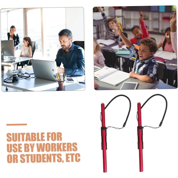 Udtrækkelig Penneholder Lanyard Touch Pen Tether Elastisk Snor for Nem Adgang