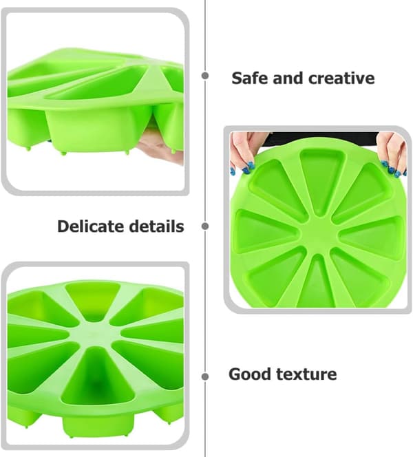 2 stk. silikonekageform sæt appelsinform non-stick multifunktionel bageform