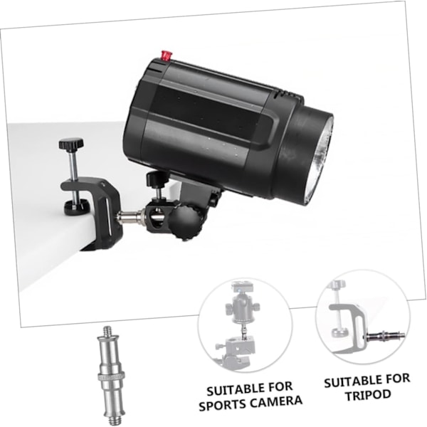1/4 til 3/8 Adapter Gevindskrue Adapter Kit 3 stk. Studio Lysstativ Konverteringsskrue til Kameraudstyr