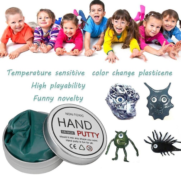Skift farge Plasticine Silly Putty Kreativ dekompresjonsleke for barn Voksne