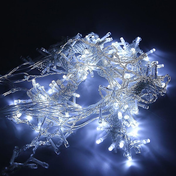 6m X 600LED Jule- og Bryllupsgardinlys med 16 Strenger