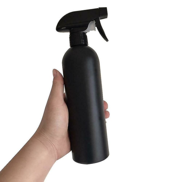 500 ml muovipullo uudelleentäytettävät suihkepullot suihkusäiliö (musta) (1 kpl)