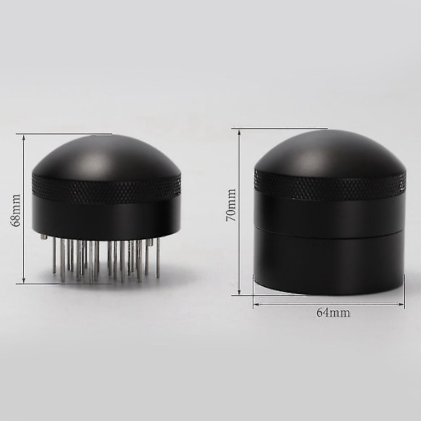 Kaffepulver nål, 58mm Lös Pulvermaskin Kaffe Tallpulver Nål Med Bas Kaffe Han