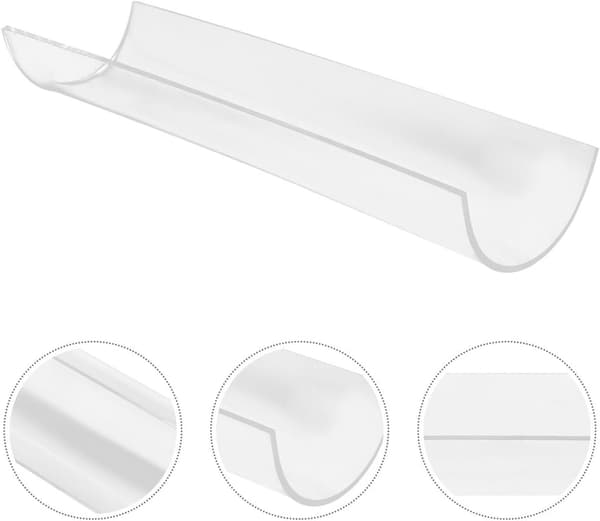 U-formet akryl kakerull DIY-form for å lage kakeruller Allsidig bakeform