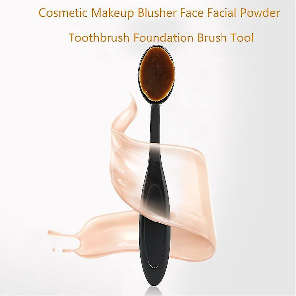 Kosmetisk Makeup Rougepulver Tandborste Foundationborste