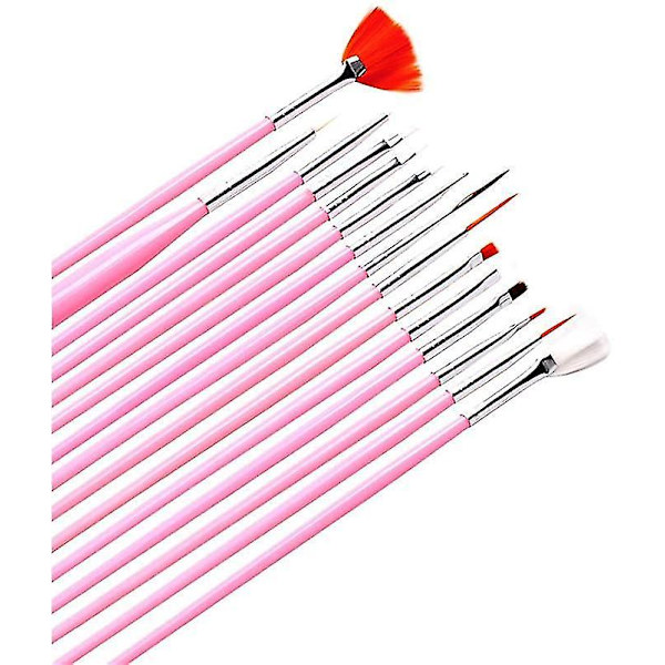 43-delars nagelkonstset för DIY-målning, polering och design