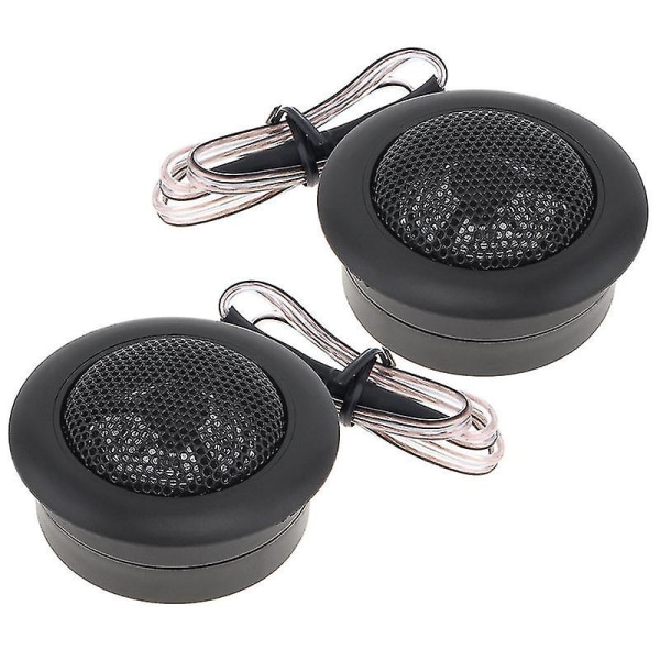 Diskanthögtalare, bilhögtalare Minihögtalare Högeffekt Universal Small Audio Music Player (1 set, svart)