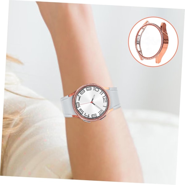 40mm Kellon Kehyksen Suojus Puskurikotelo Muodikas Kellon Kuori Suojakalvolla