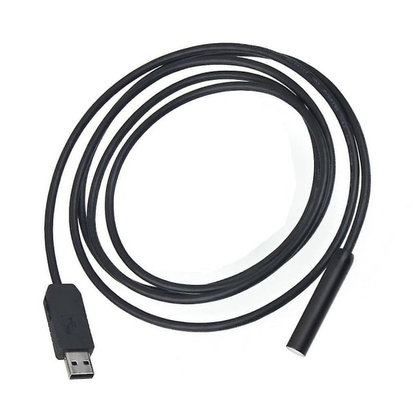 2m 720p Vattentät USB-endoskop med 4 LED-inspektionskamera