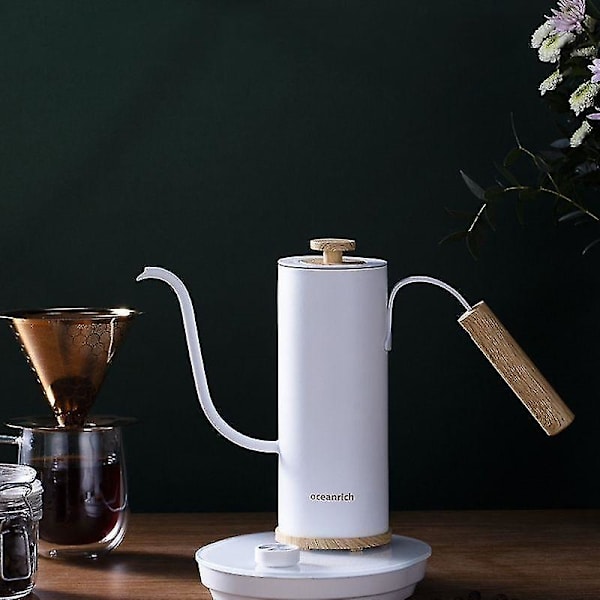 Temperaturstyret Elektrisk Kaffekande i Rustfrit Stål