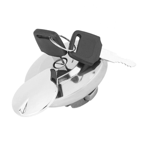 Lås för bensintanklock, tillbehör i aluminiumlegering, ersättningsdelar, silver, Vf750c (silver) (1 st)