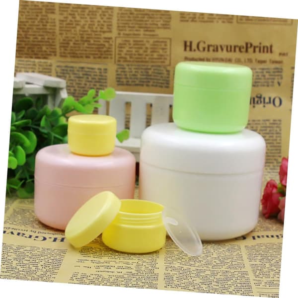 10 stk. tomme runde makeupcremebeholdere alsidig lotionopbevaringsboks