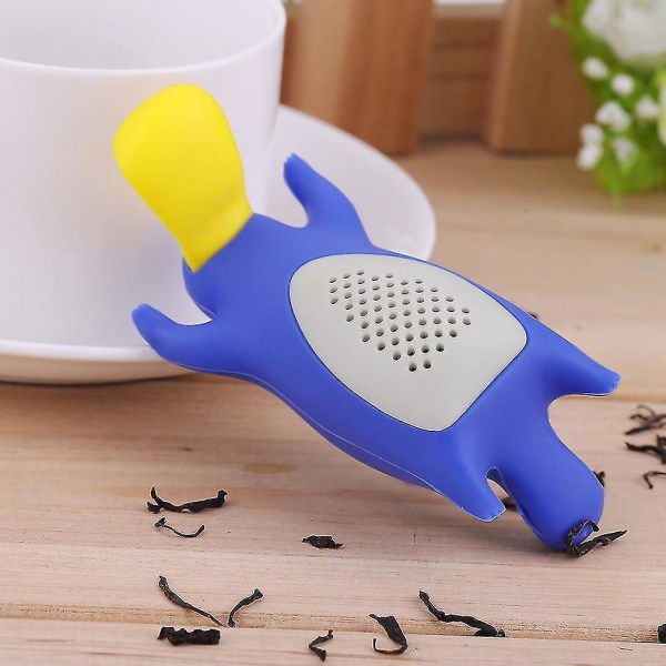 Söt Platypus Shape Tea Silikon Infuser