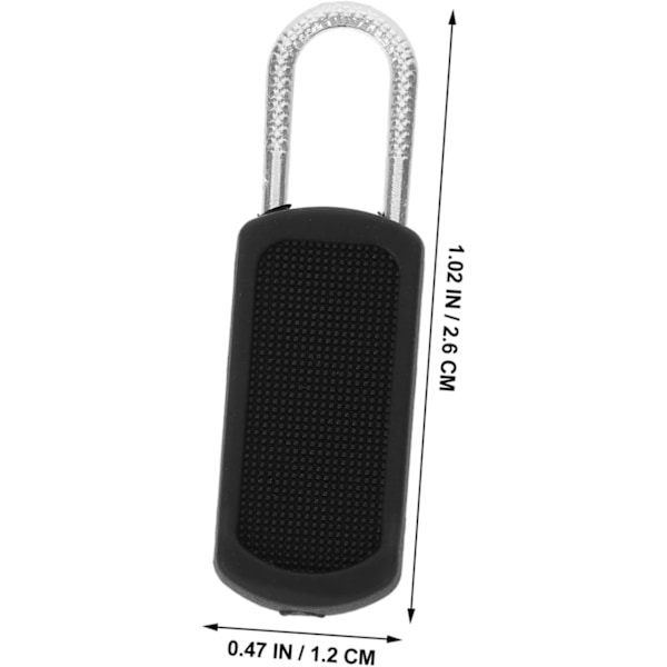 10 stk. Avtakbar Zier Pull t Glidelåsdrager Erstatning Metall Glidelåsdrager Skyver for Bagasje Ryggsekk