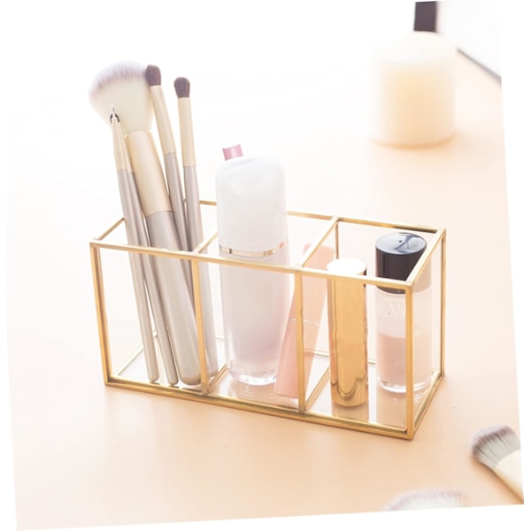 Smykkeskrin Glas Kosmetik Opbevaringsboks Organizer