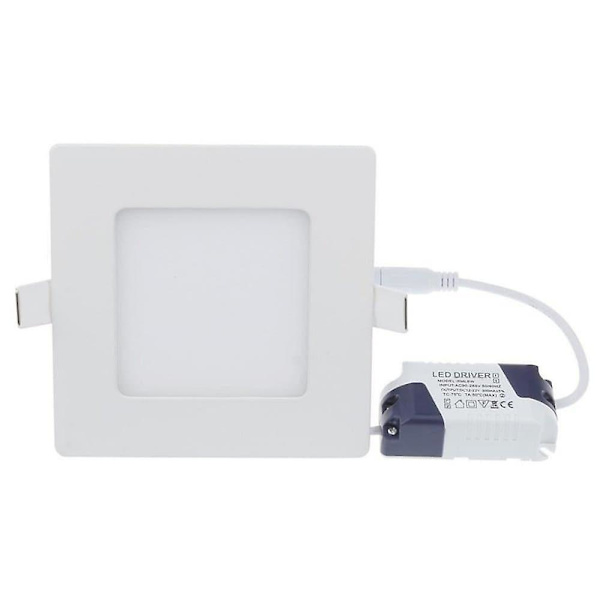 5 stk 3 W 15 LED-perler Innfelt LED-panellys Varmt hvitt