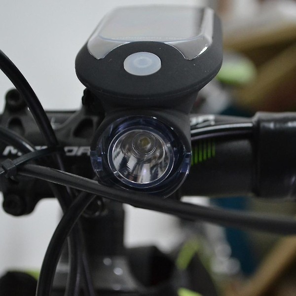 Cykel Cykel USB Genopladelig Solar Power Forlygte