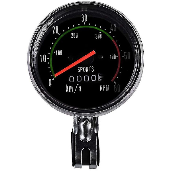 Klassisk Analog Cykelhastighetsmätare & Odometer i Gammal Stil