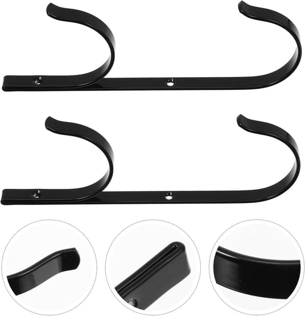 2 stk. svømmebassengstanghengerkroker, solid teleskopstangholder i aluminiumslegering