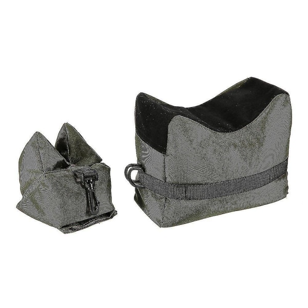 Front And Rear Support Rifle Sandbag Without Sand Shotgun Accessories(set Of 2green