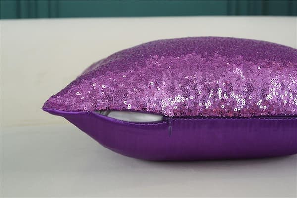 Hemma Solid Färgad Sekvens Kuddfodral Soffa Kvadratisk Kuddeöverdrag 40cmx40cm (rosa)