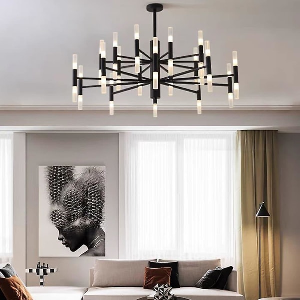 LED-Hänglampor 30-lampig Vardagsrum 39\" Chandelier Frostad