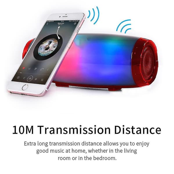 Värikkäät valot Langaton Bluetooth-kaiutin Subwoofer