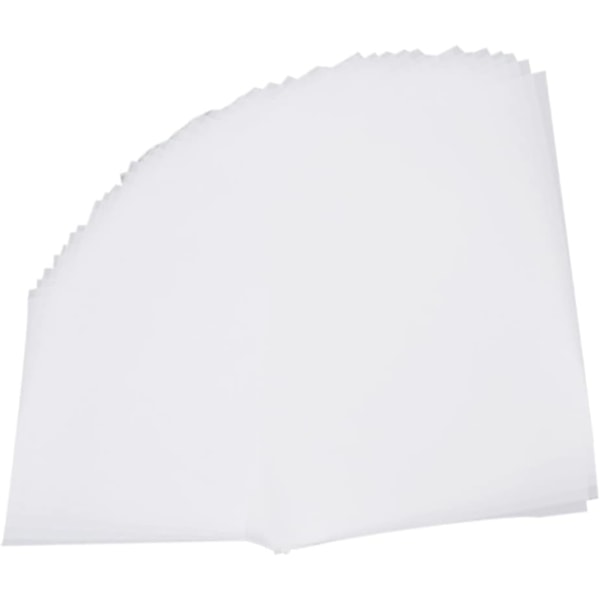 16k Transparent Papirrulle med 200 Ark til Tegning Kalligrafi Scrapbooking Gennemsigtigt Kopipapir