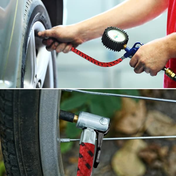 Däckpumpsslang Luftpumpningsslang för cykelreparationssats med förlängningsrörsbyte
